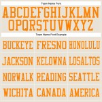 Custom Cream Bay Orange Mesh Authentic Football Jersey