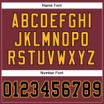 Custom Burgundy Black-Gold Mesh Authentic Football Jersey